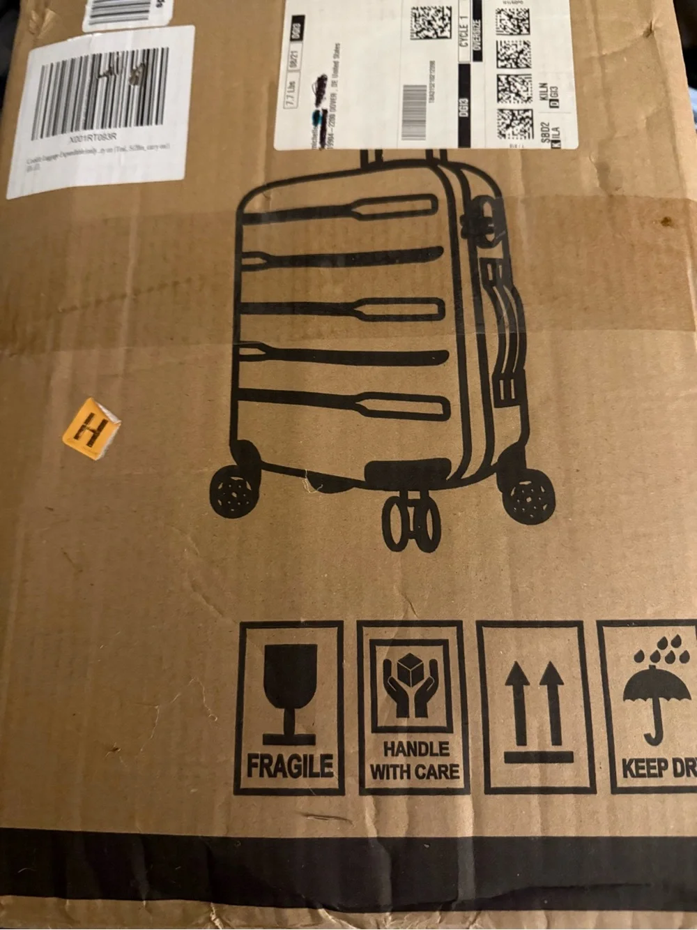 N/A brand luggage
